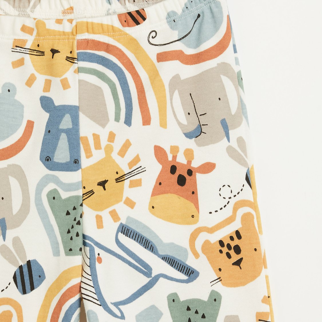 Juniors Safari Applique T-shirt and Pyjama Set