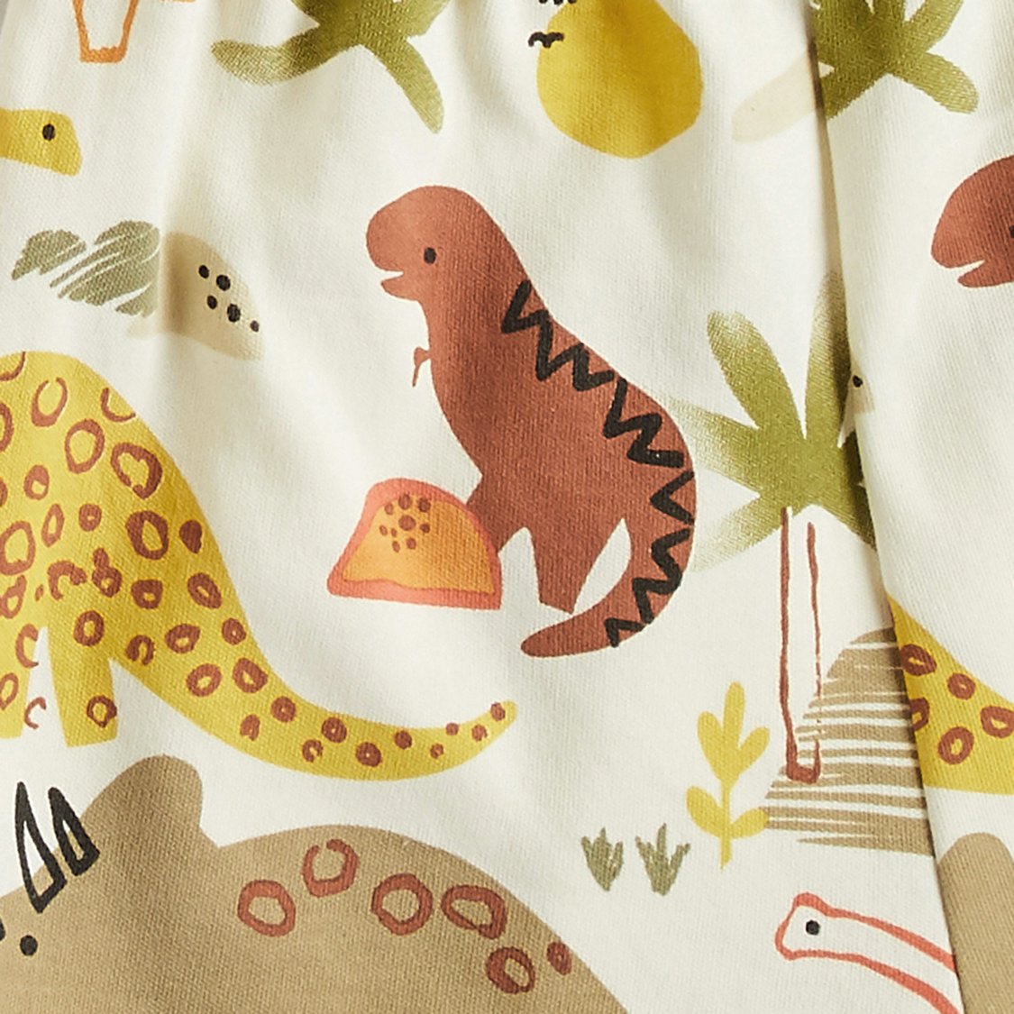 Juniors Dinosaur Print T-shirt and Shorts - Pack of 2