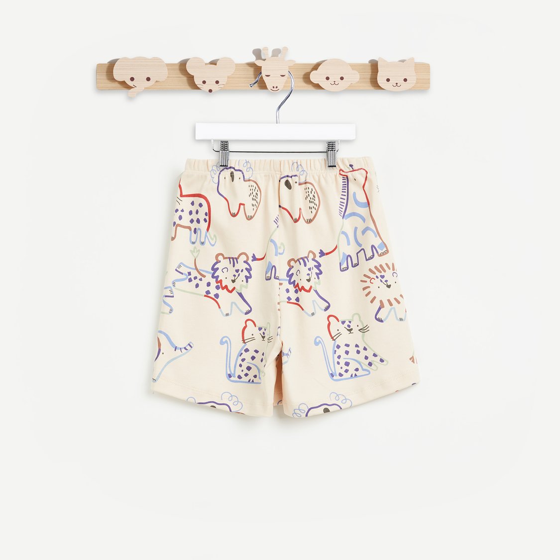 Juniors Animal Print T-shirt and Shorts - Set of 2