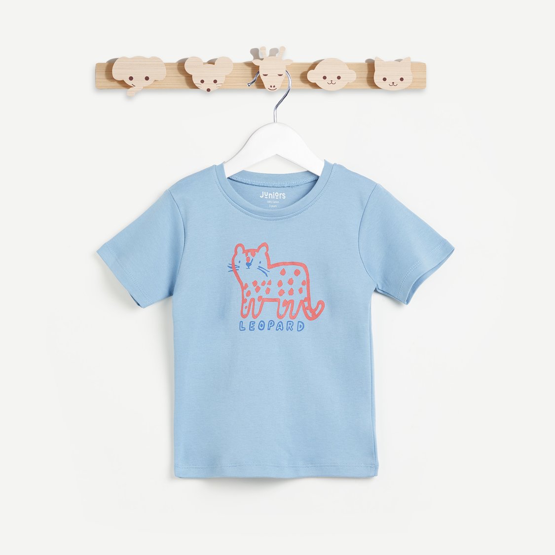 Juniors Animal Print T-shirt and Shorts - Set of 2