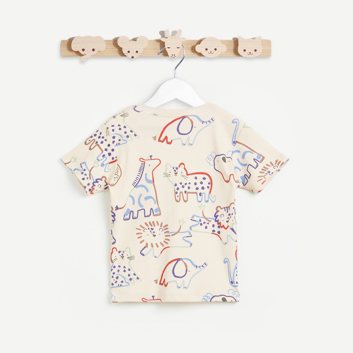 Juniors Animal Print T-shirt and Shorts - Set of 2