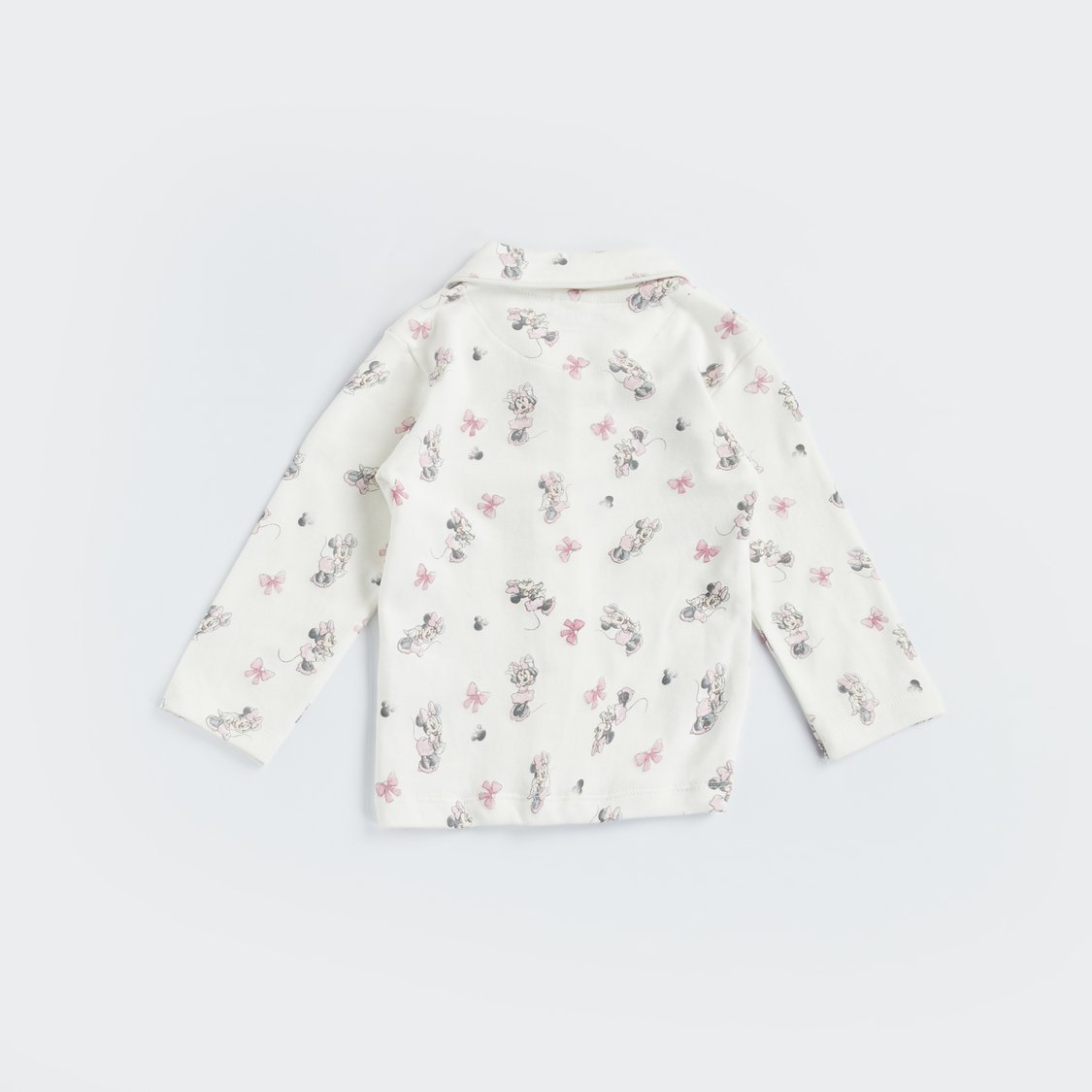 Minnie Mouse Print Shirt and Pyjama Set