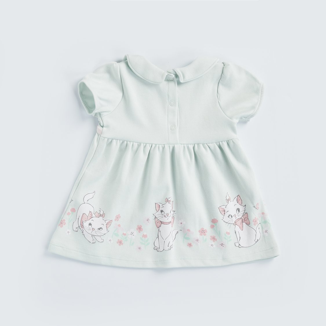 Juniors Marie Print Dress with Button Closure