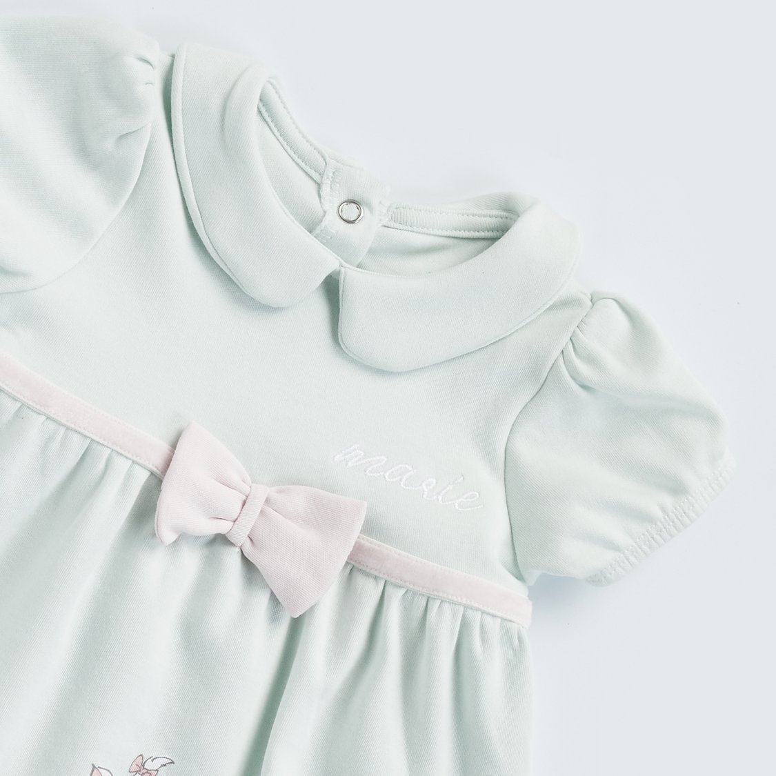 Juniors Marie Print Dress with Button Closure