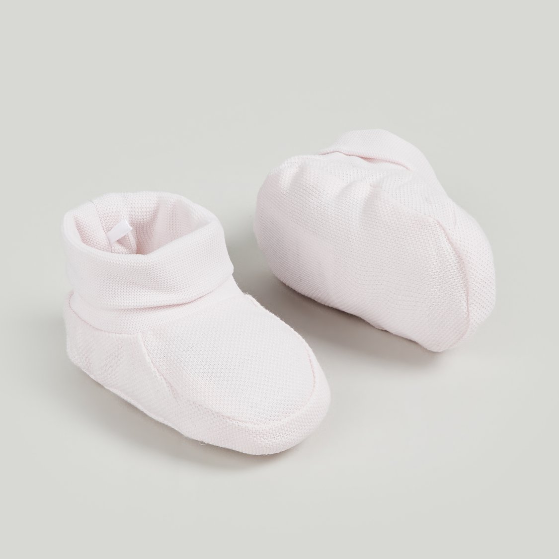 Juniors Solid Booties - Pack of 2