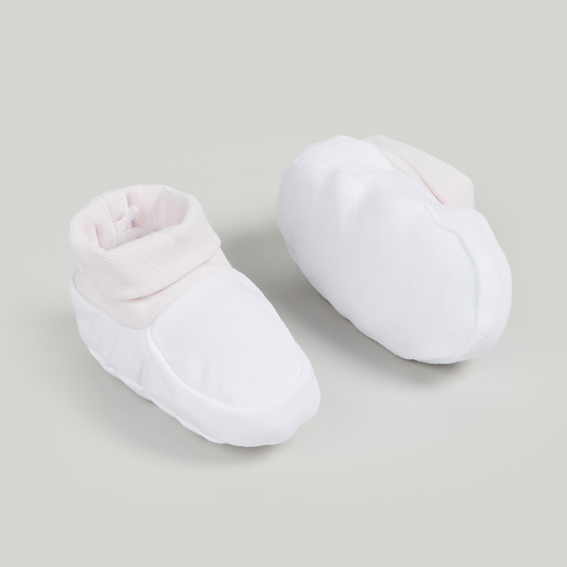 Juniors Solid Booties - Pack of 2