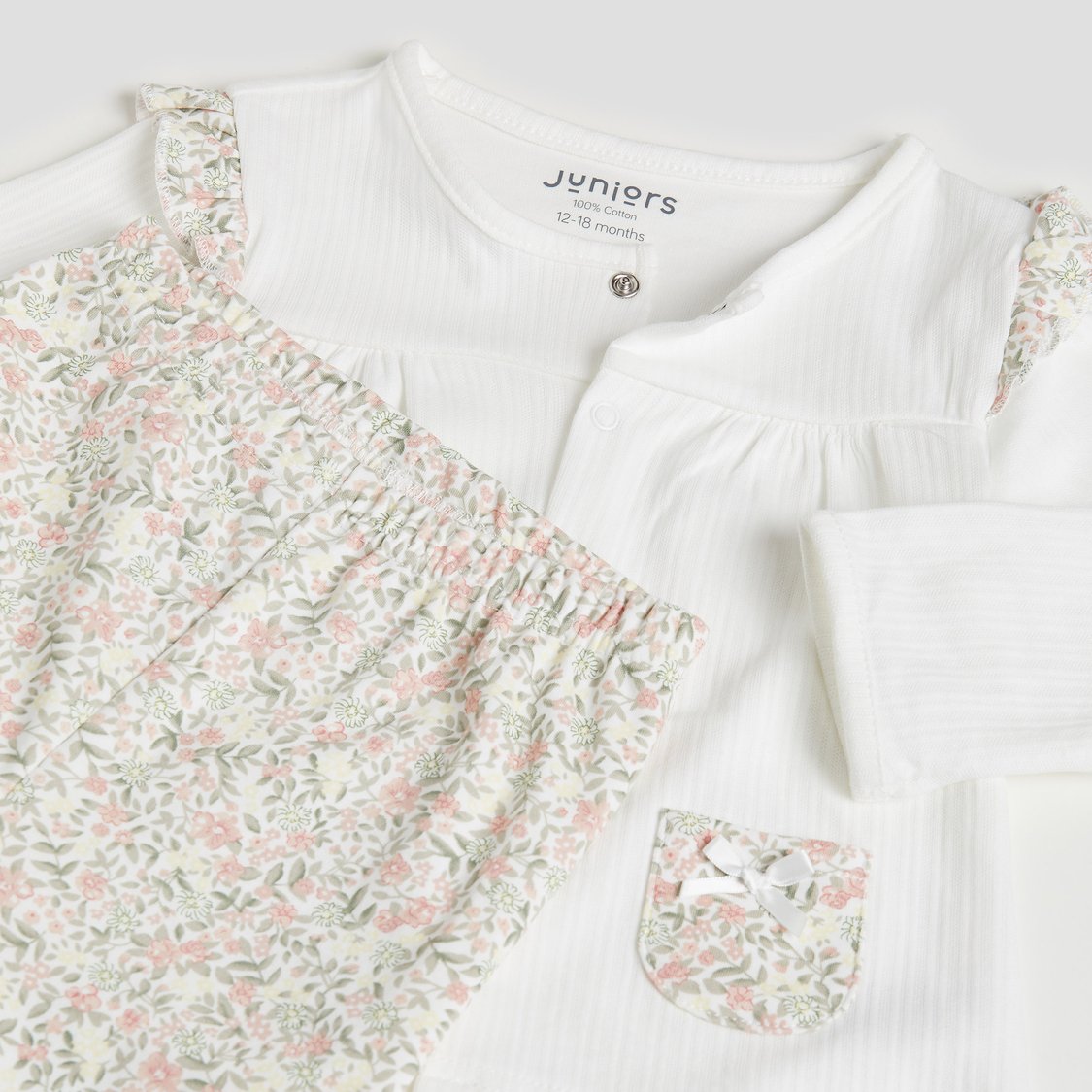 JUNIORS Printed Top and Pyjama Set