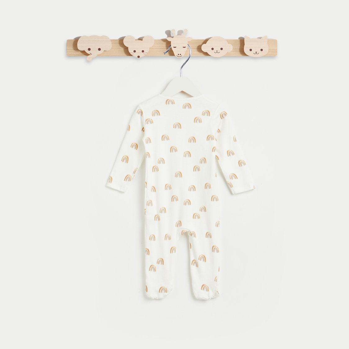 Juniors Printed Sleepsuit with Zip Closure - Set of 3