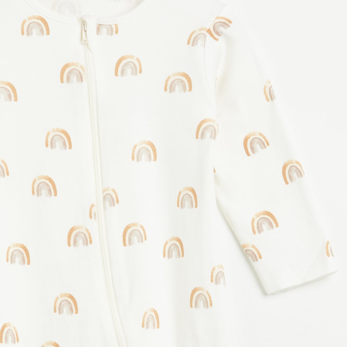 Juniors Printed Sleepsuit with Zip Closure - Set of 3