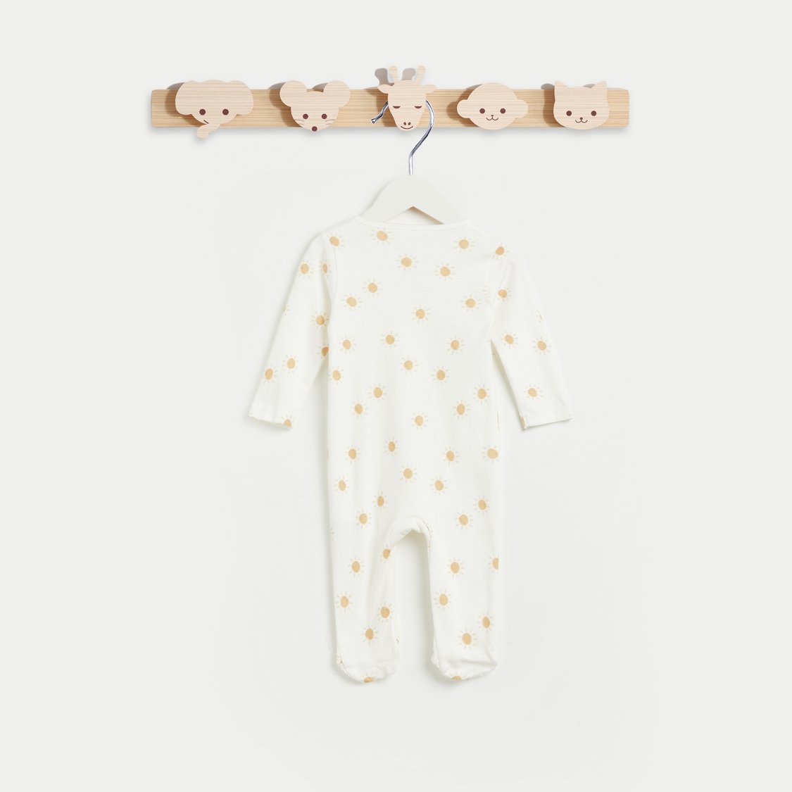 Juniors Printed Sleepsuit with Zip Closure - Set of 3