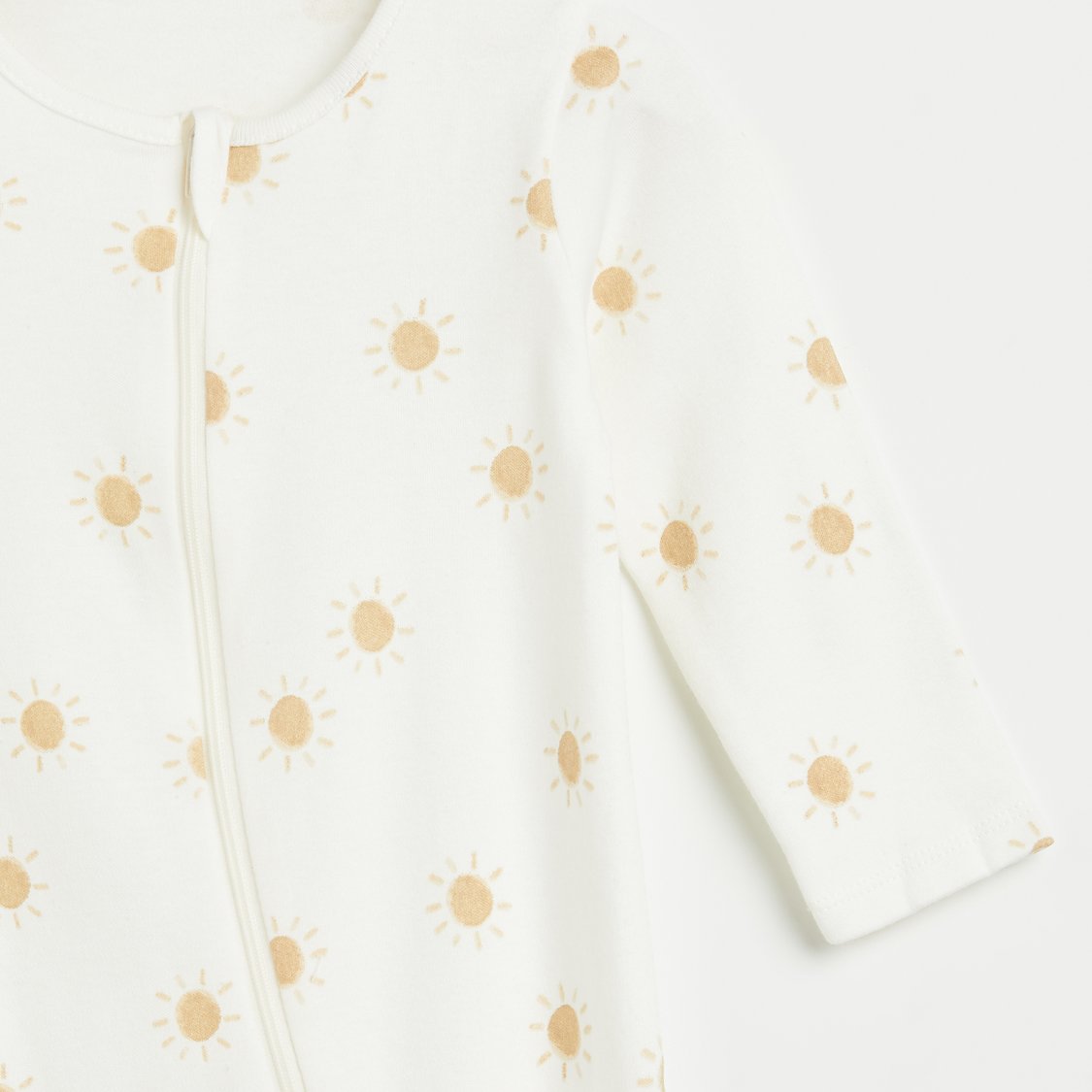 Juniors Printed Sleepsuit with Zip Closure - Set of 3
