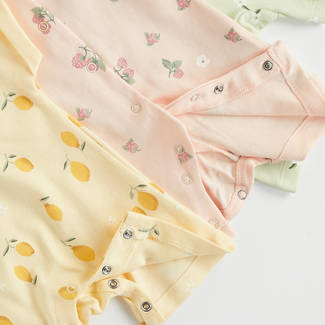 Juniors Floral Printed Romper - Set of 3