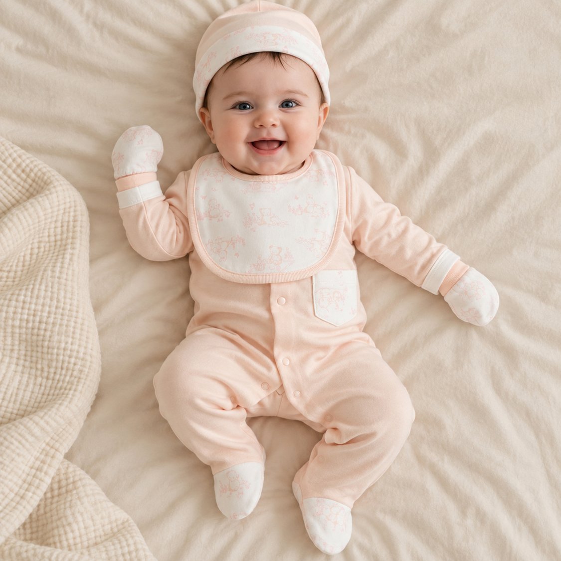 Giggles Printed 6-Piece Clothing Gift Set