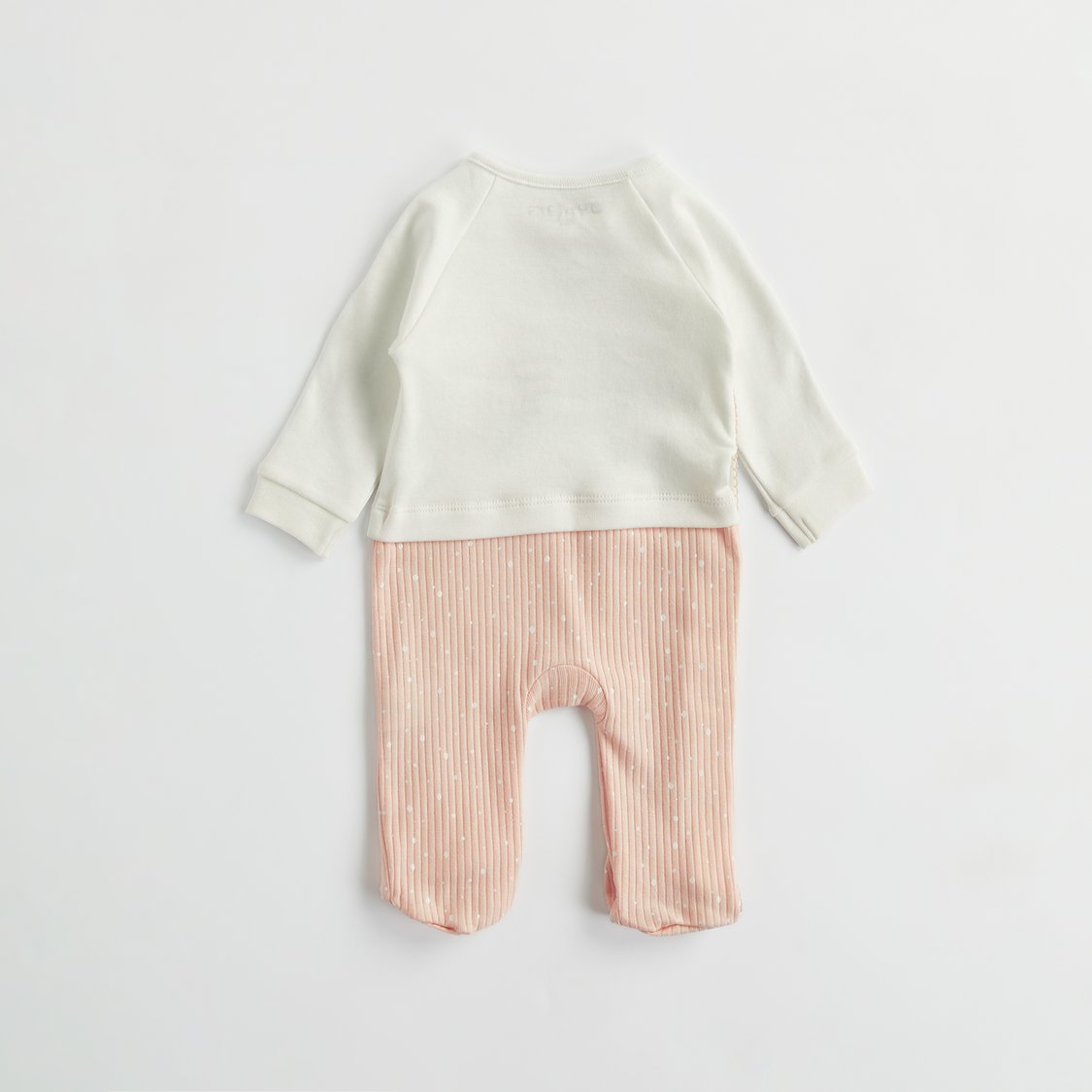 Juniors Textured Sleepsuit with Button Closure