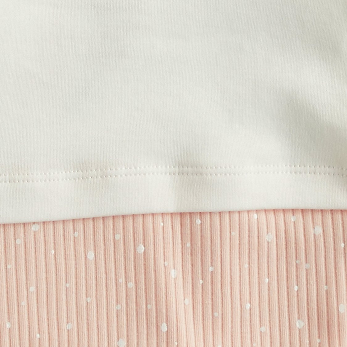 Juniors Textured Sleepsuit with Button Closure