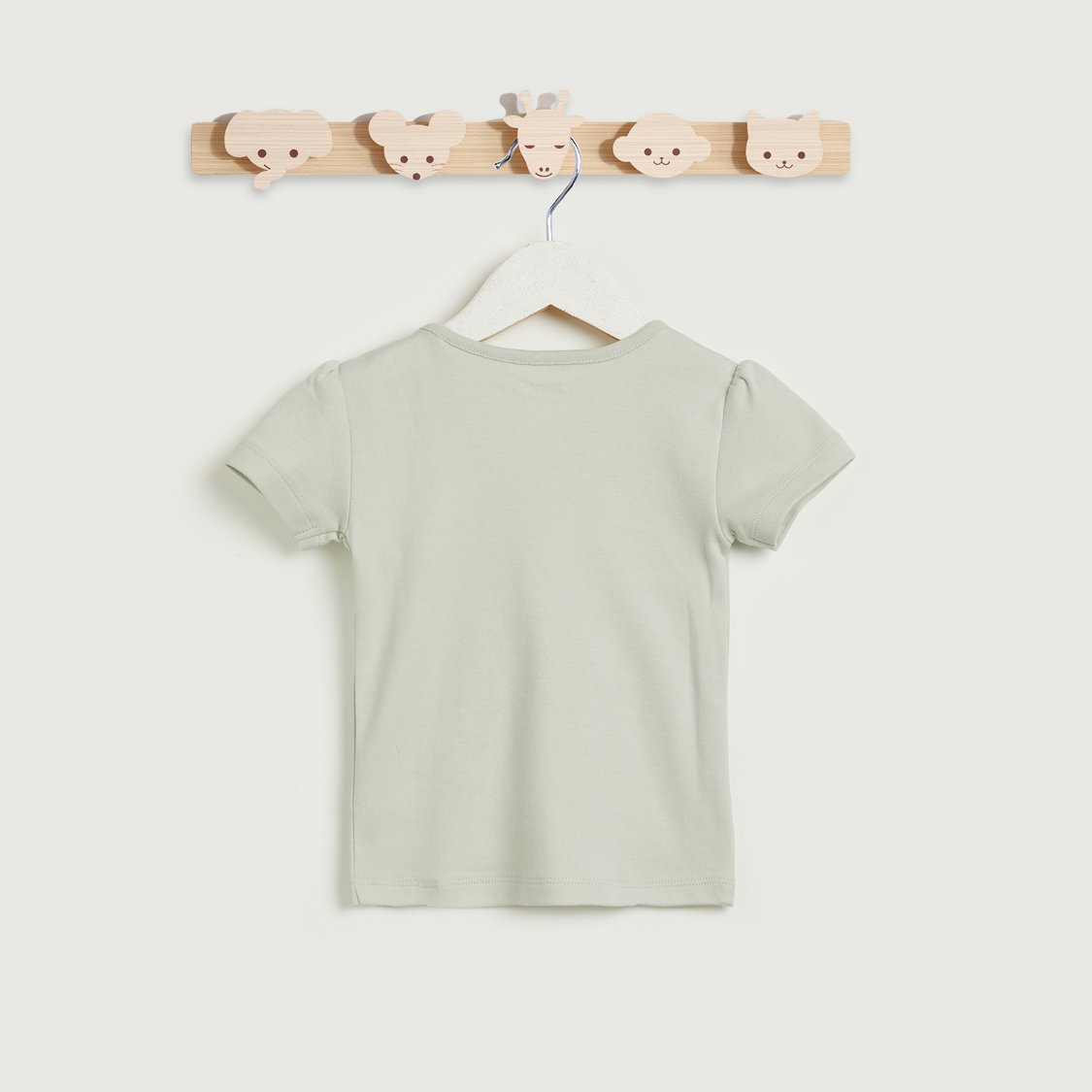 Juniors Animal Print T-shirt and Dungaree Set