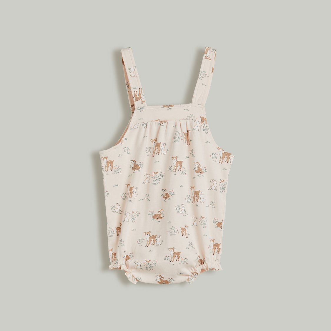Juniors Printed Dungaree with T-shirt Set
