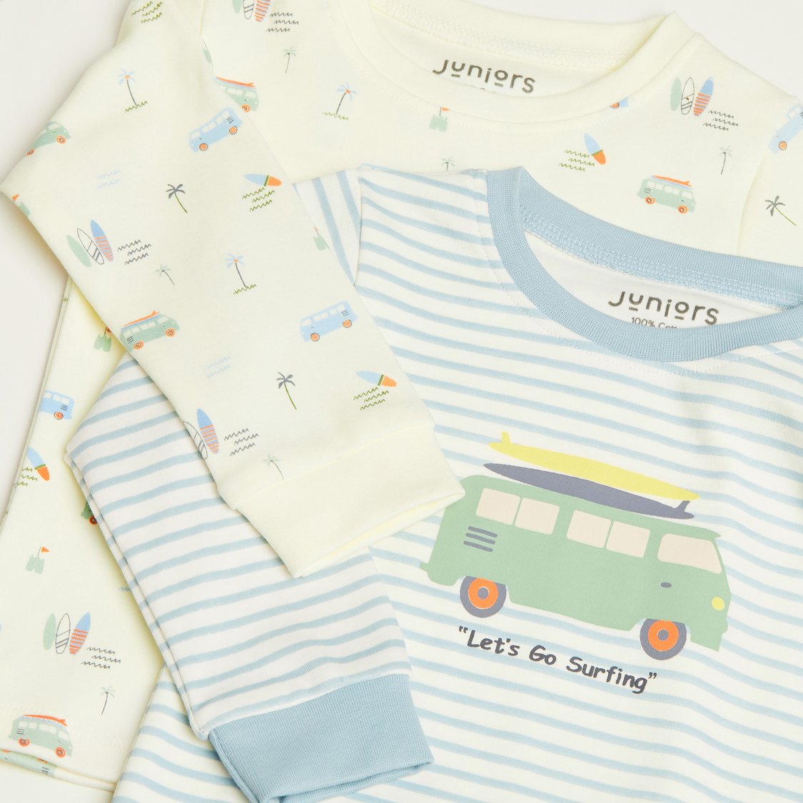 Juniors Assorted T-shirt and Pyjamas Set - Pack of 2