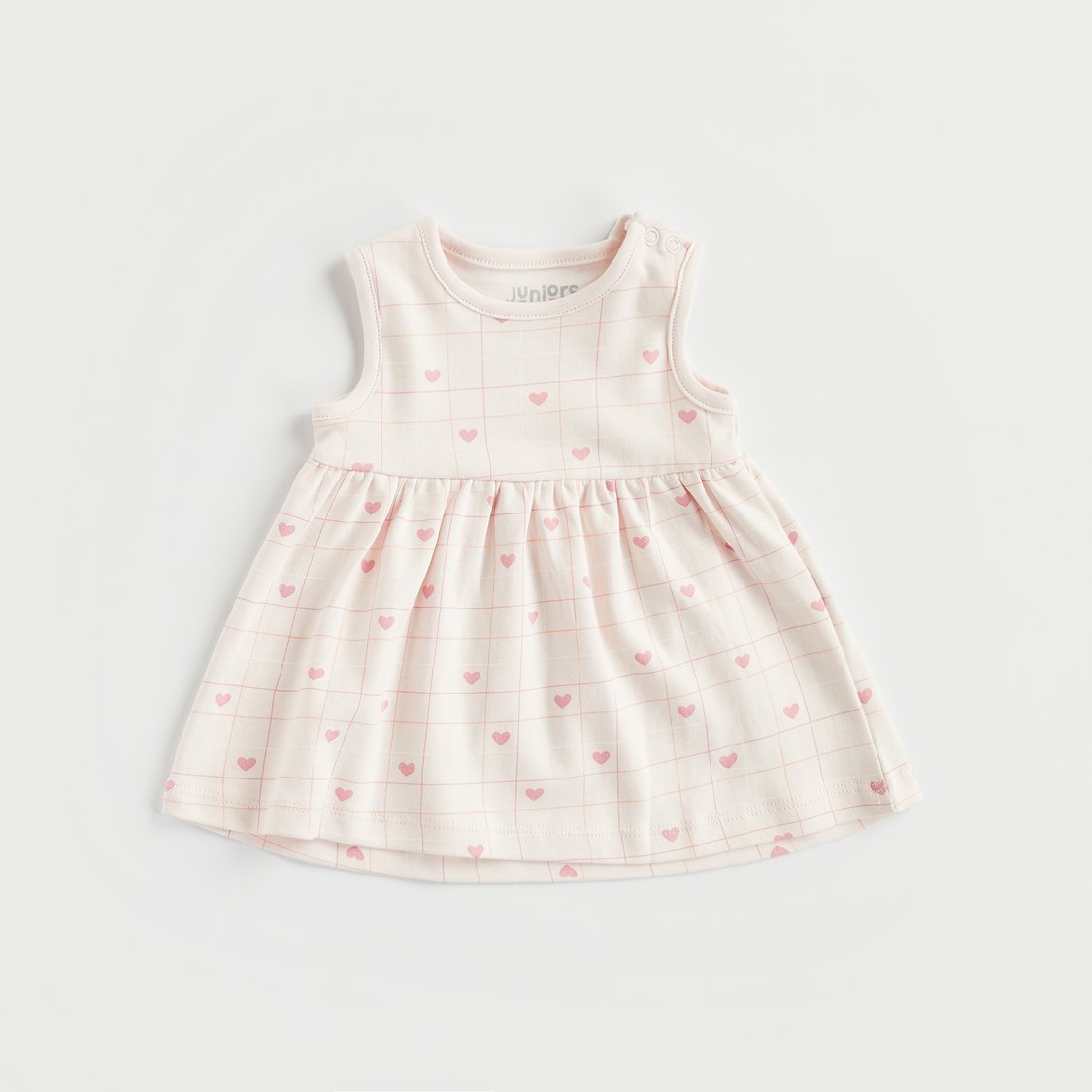 Juniors Printed Dress with Button Closure - Set of 2