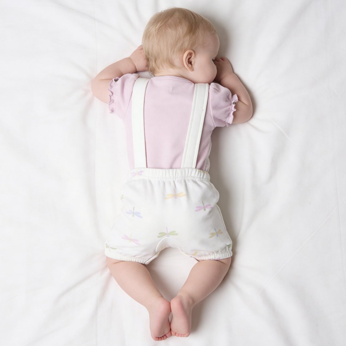 Juniors Embroidered Dungaree and T-shirt Set