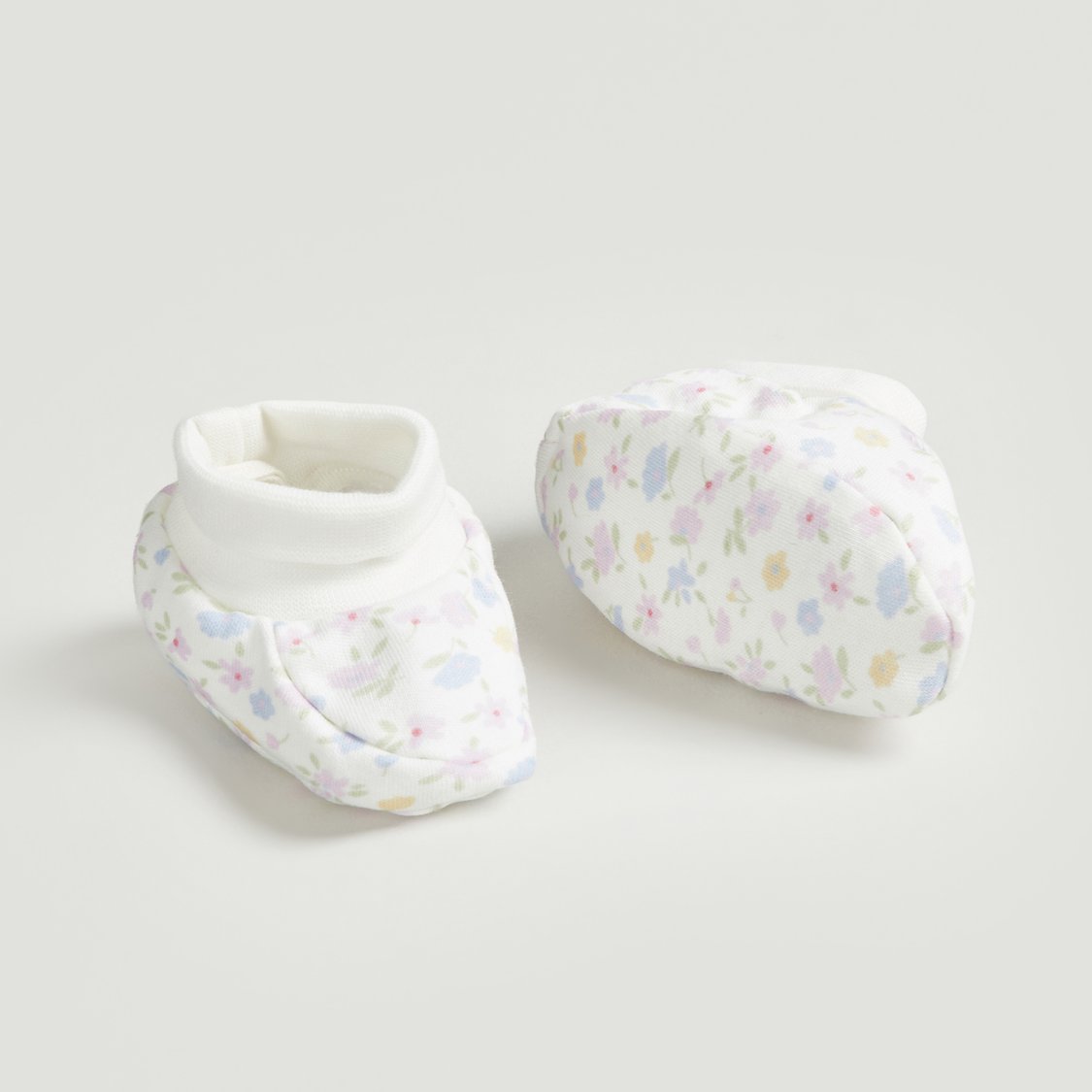 Juniors Printed Booties - Pack of 2