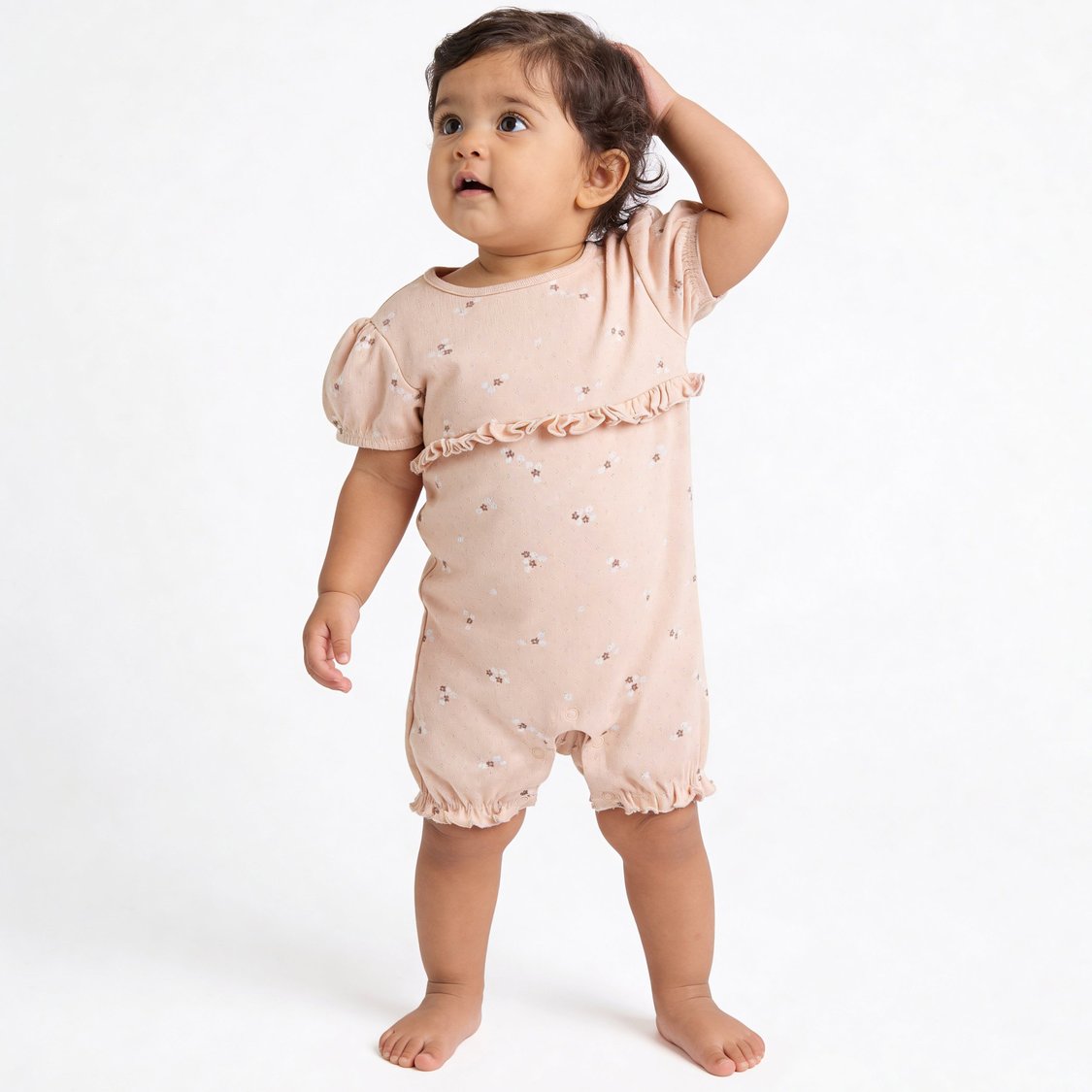Juniors Printed Romper