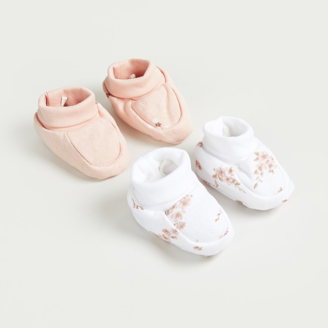 Juniors Printed Booties - Pack of 2