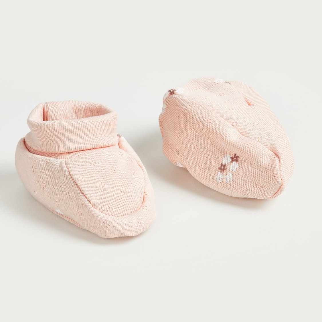 Juniors Printed Booties - Pack of 2