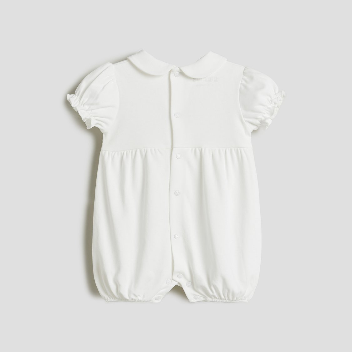 Giggles Lace-Trim Romper