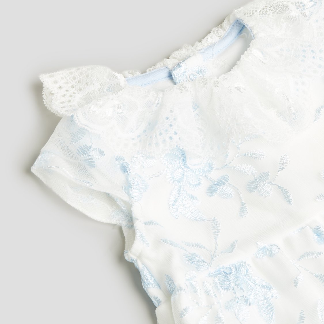 Giggles Embroidered Romper