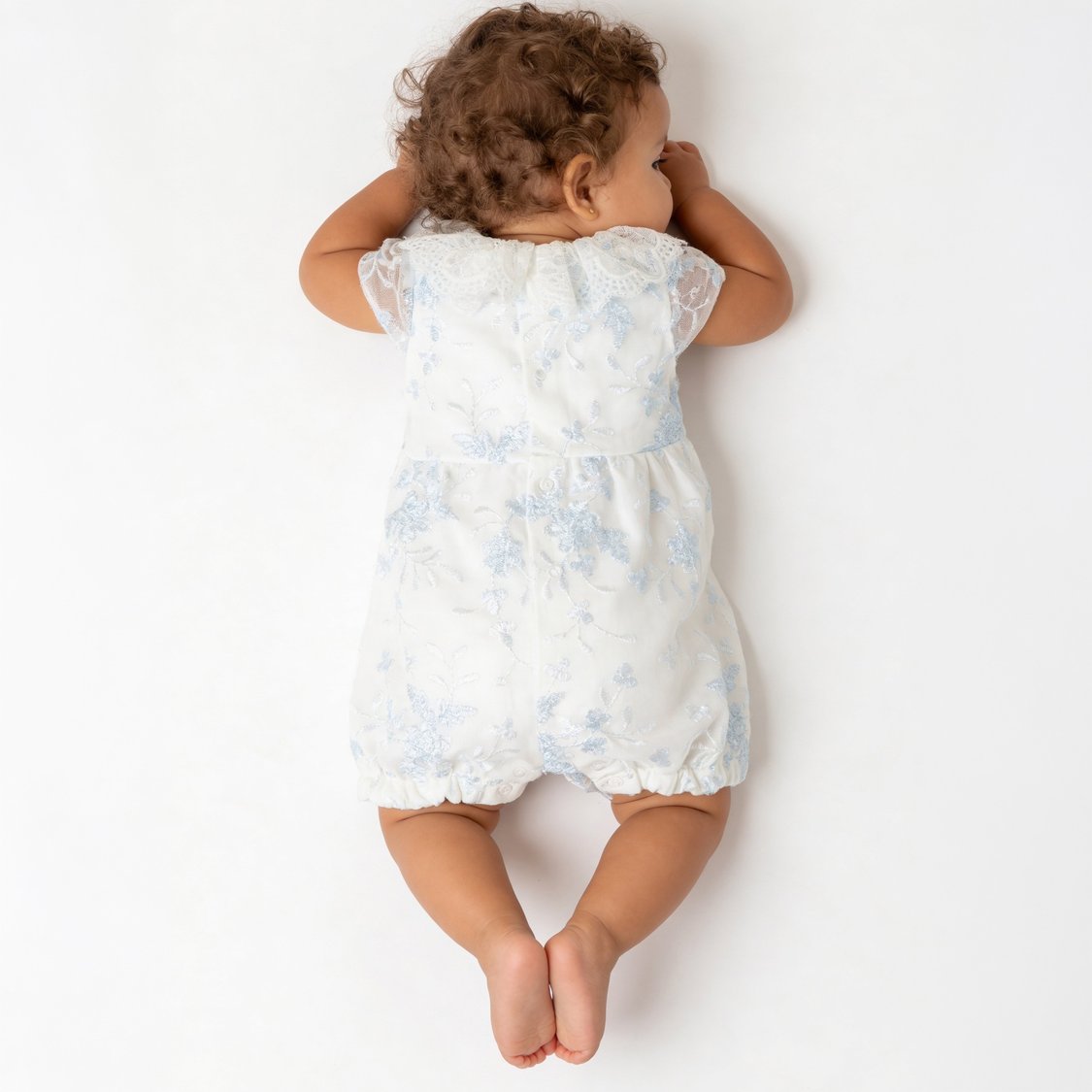Giggles Embroidered Romper