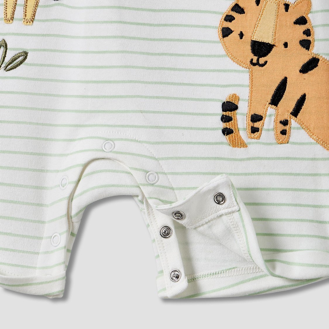 Juniors Animal Applique Rompers with Snap Button