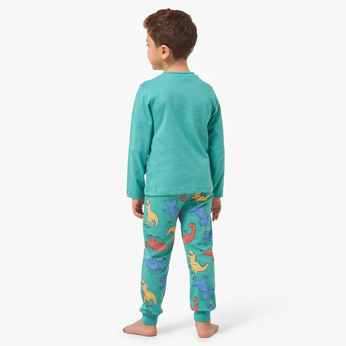 Juniors Dinosaur Print T-shirt and Joggers Set