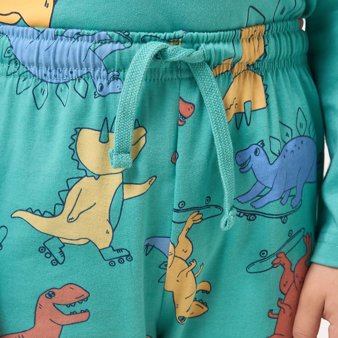 Juniors Dinosaur Print T-shirt and Joggers Set