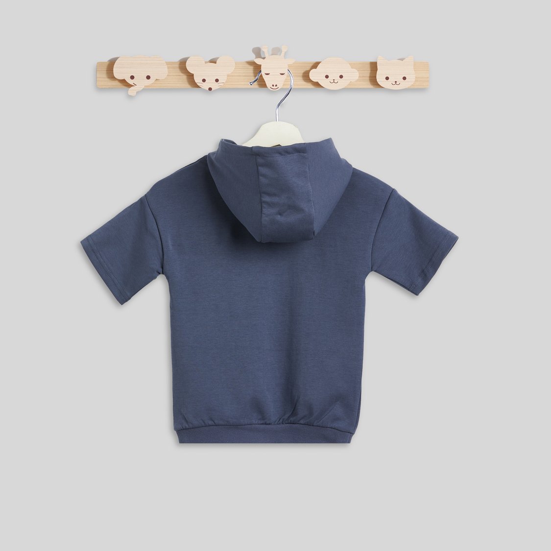 Junior Sports Solid T-shirt and Shorts Set
