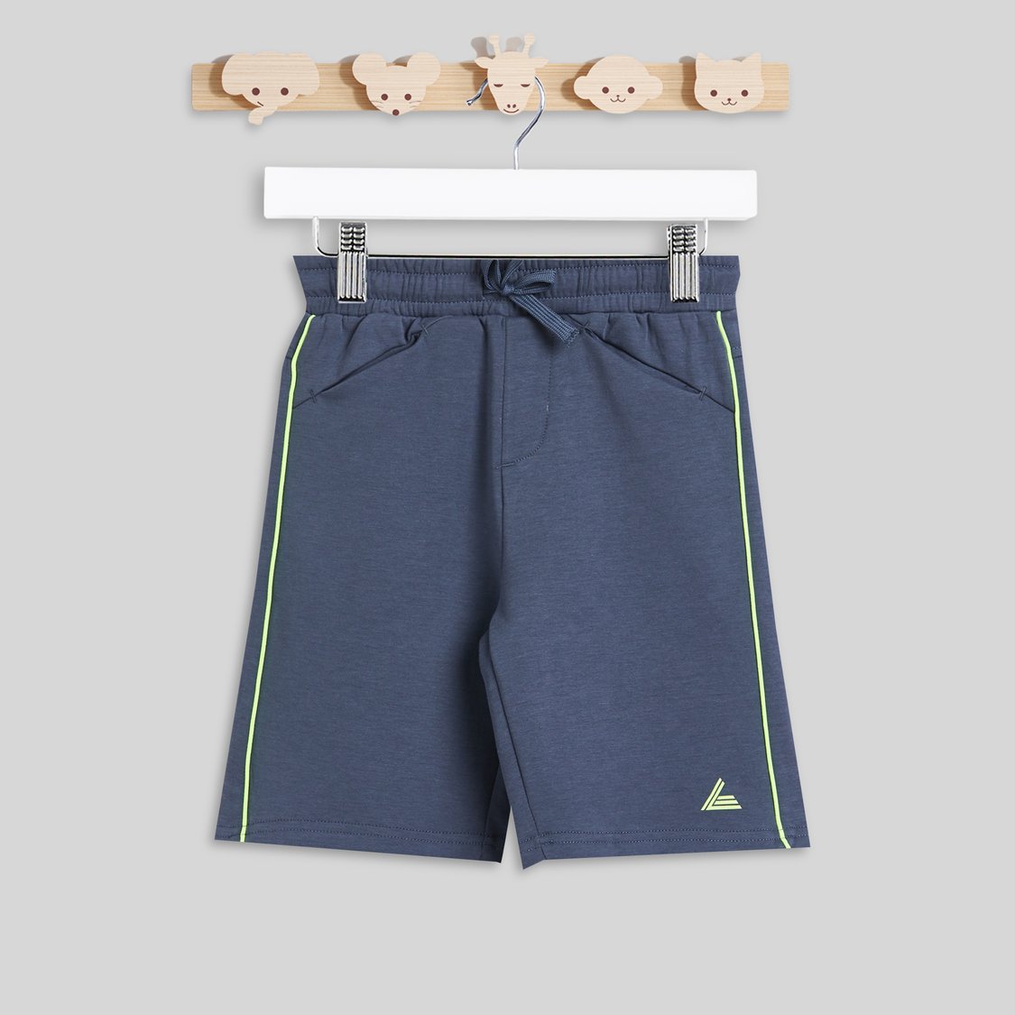 Junior Sports Solid T-shirt and Shorts Set