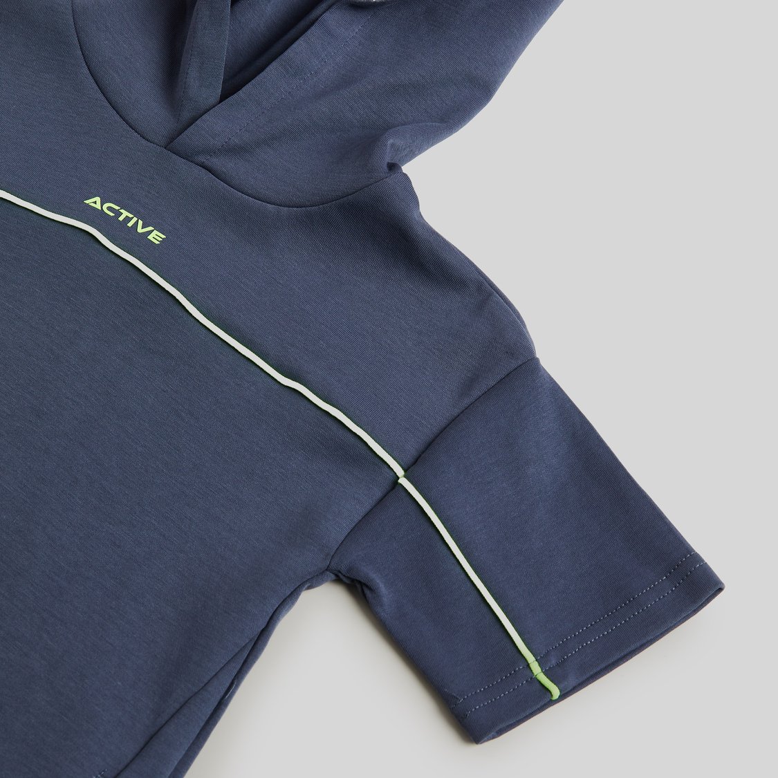 Junior Sports Solid T-shirt and Shorts Set