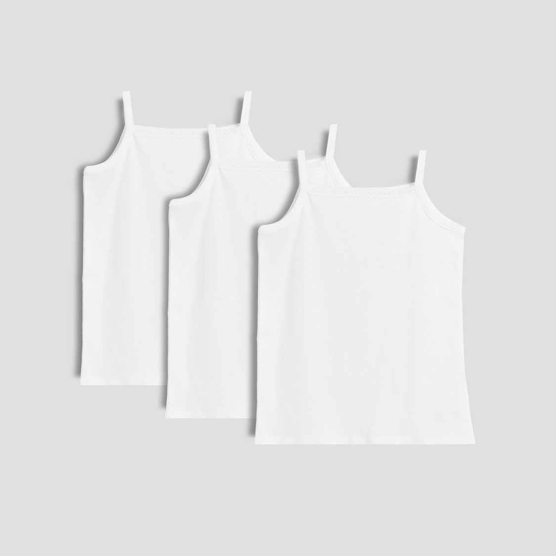 Juniors Solid Camisole - Pack of 3