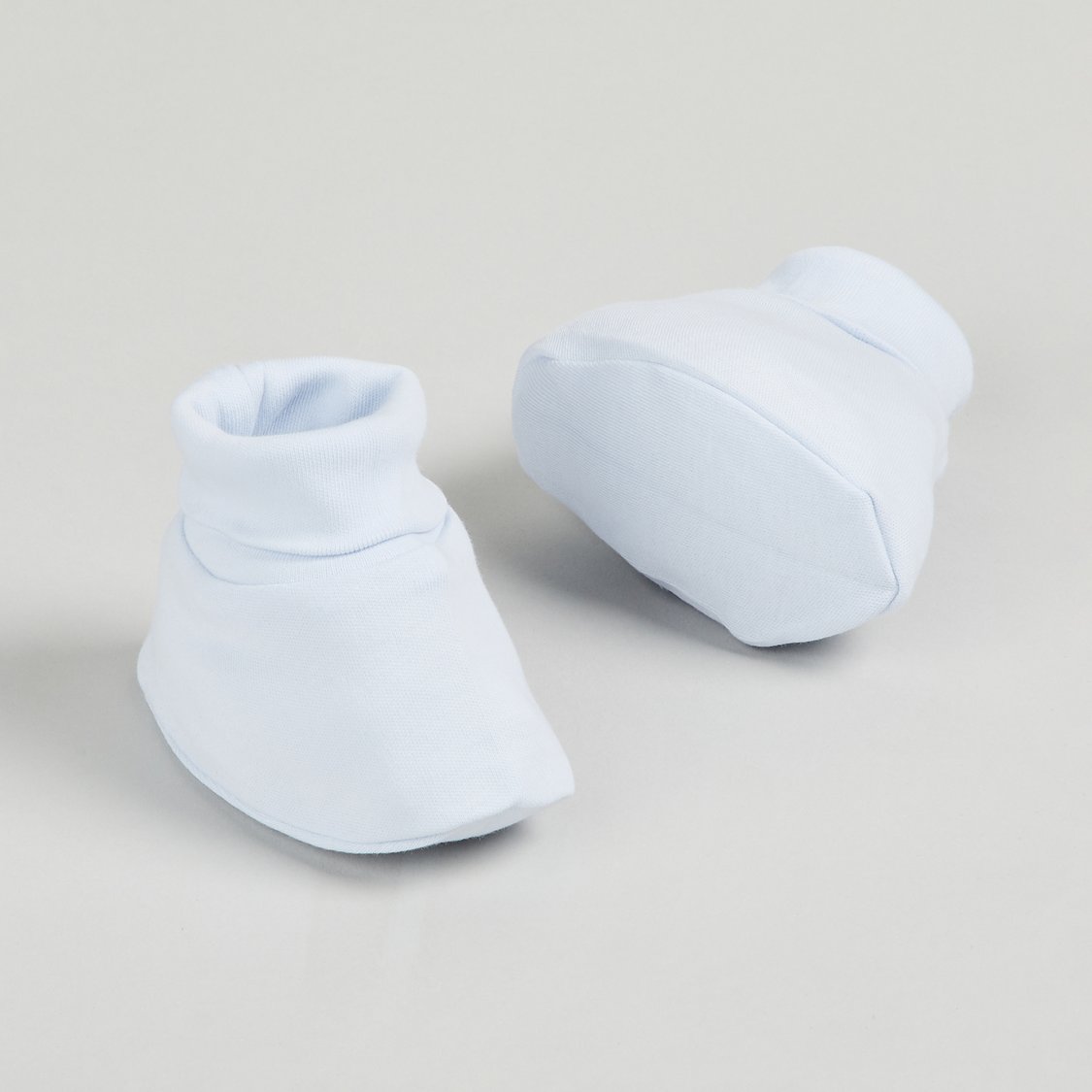 Juniors Solid Booties - Pack of 2