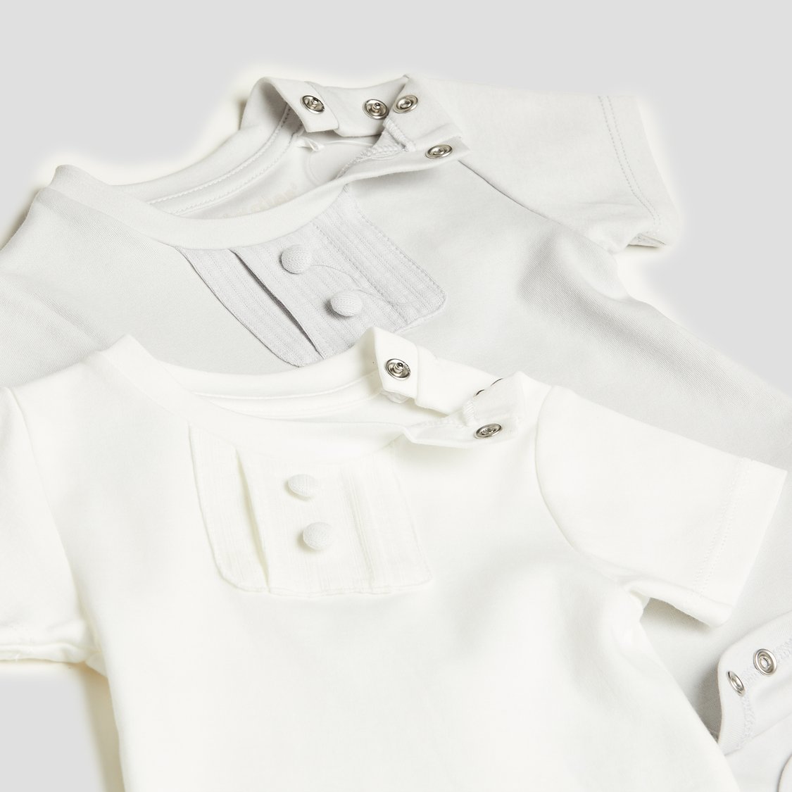 Giggles Solid Bodysuits - Pack of 2