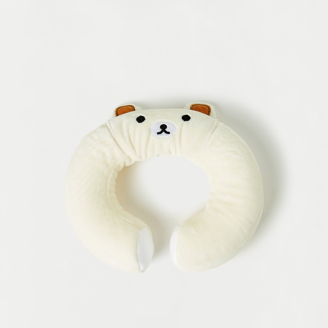 Juniors Bear Applique Neck Pillow
