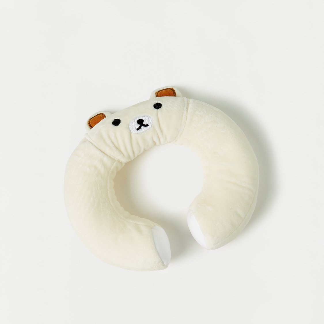 Juniors Bear Applique Neck Pillow