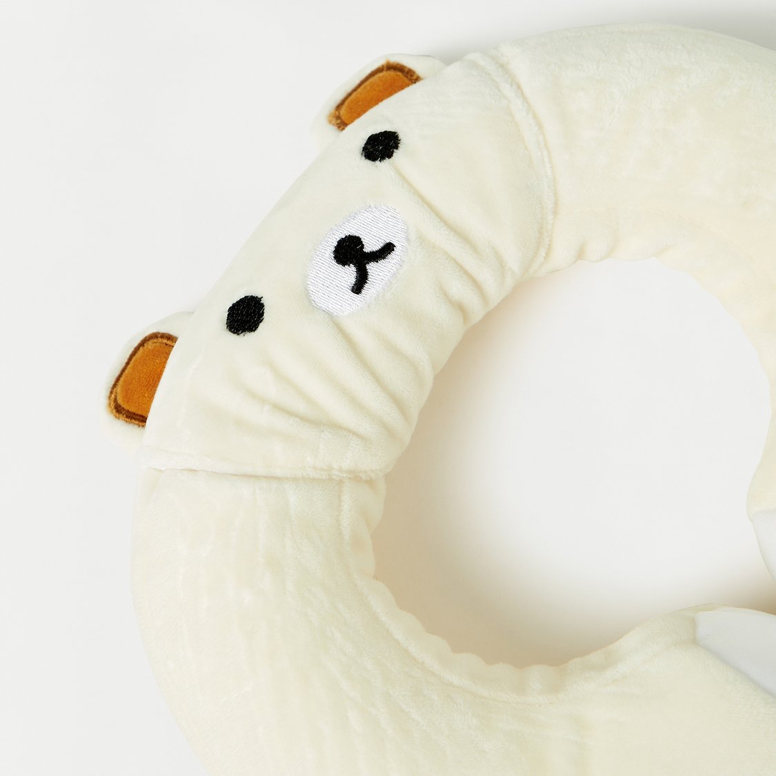 Juniors Bear Applique Neck Pillow