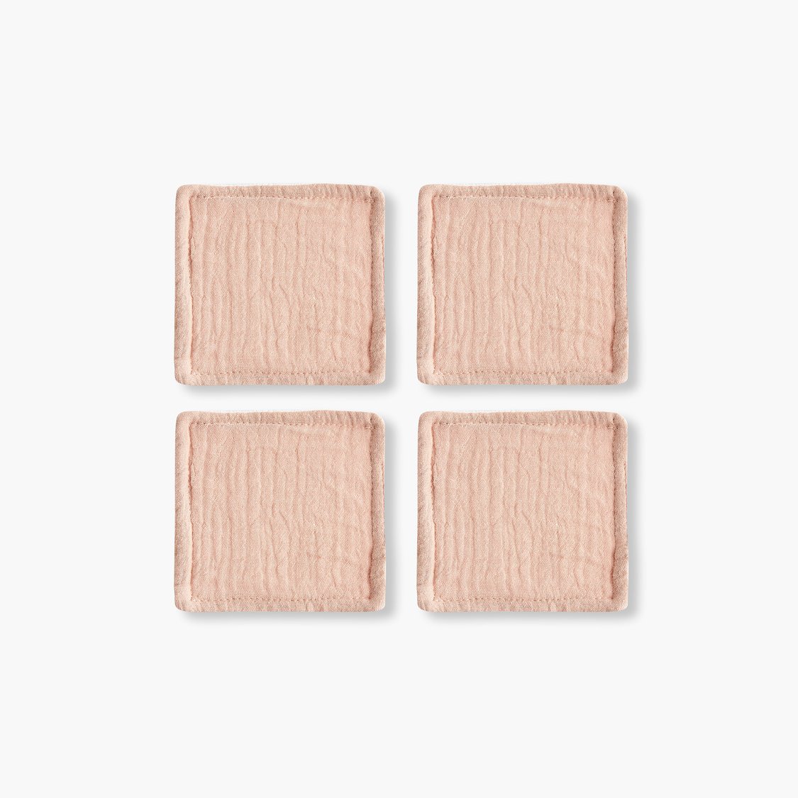 Giggles Textured Muslin Baby Face Wipes - Set of 4