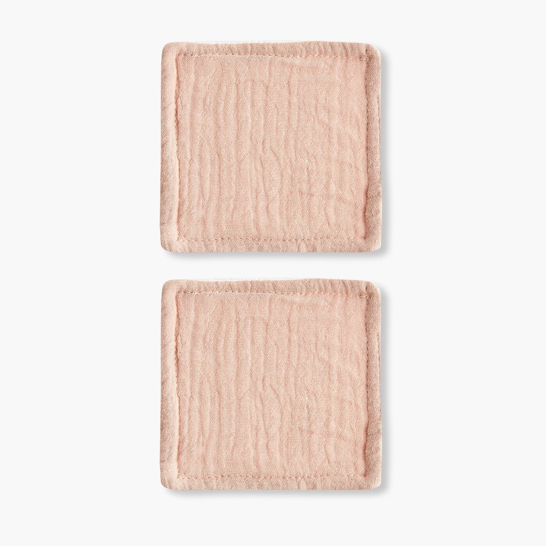 Giggles Textured Muslin Baby Face Wipes - Set of 4