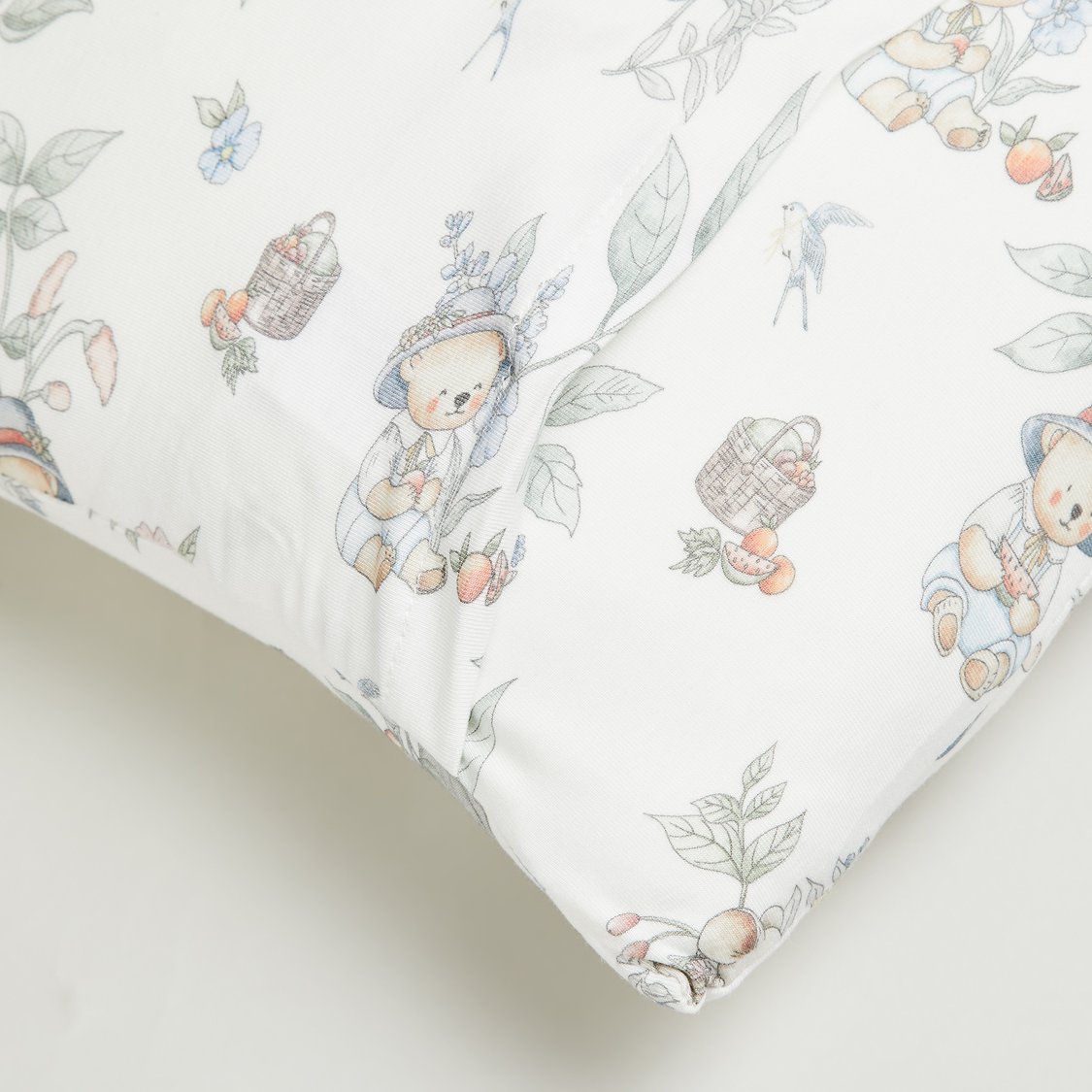 Giggles Bear Print Baby Pillow