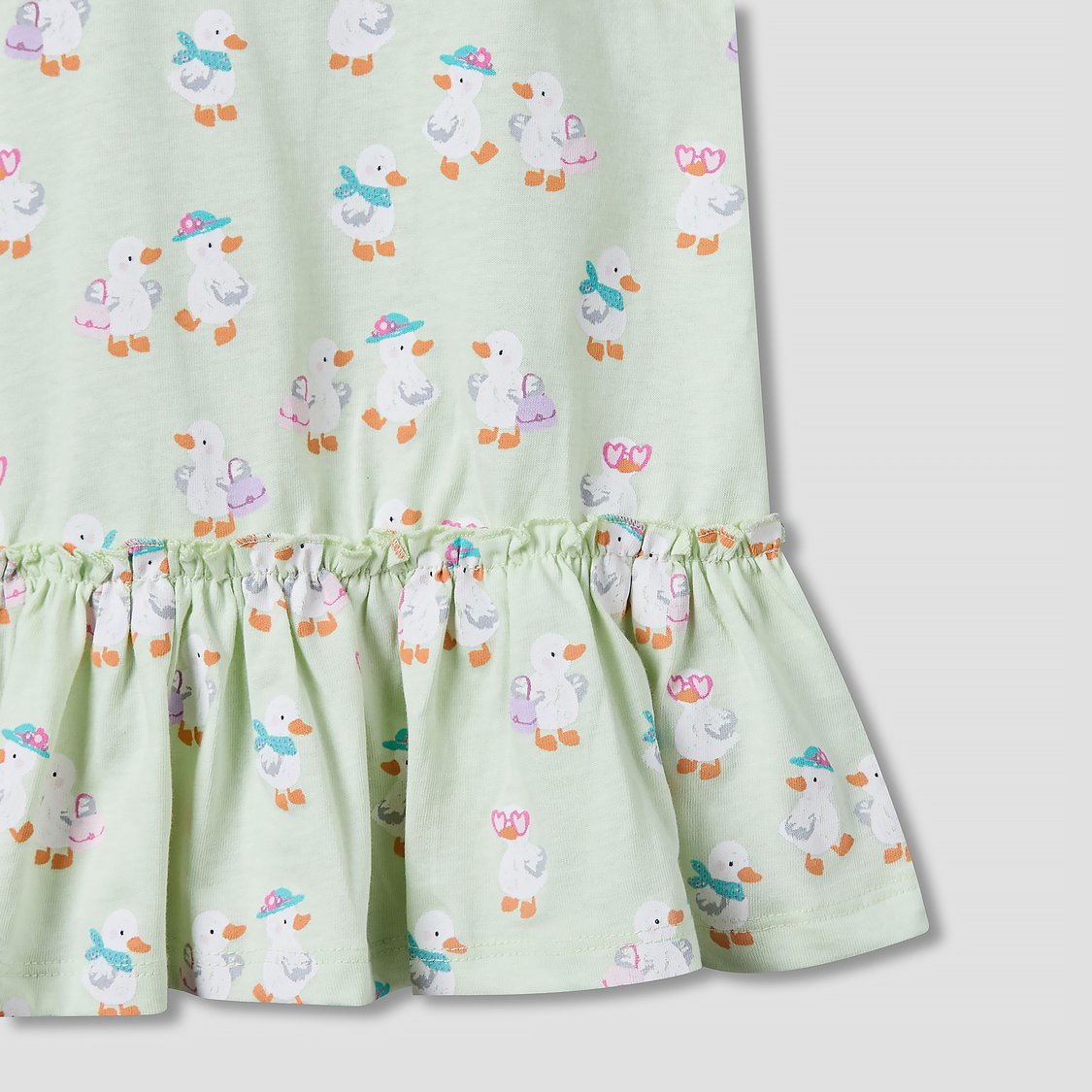 Juniors Duck Print Drop-Waist Dresses - Pack of 2