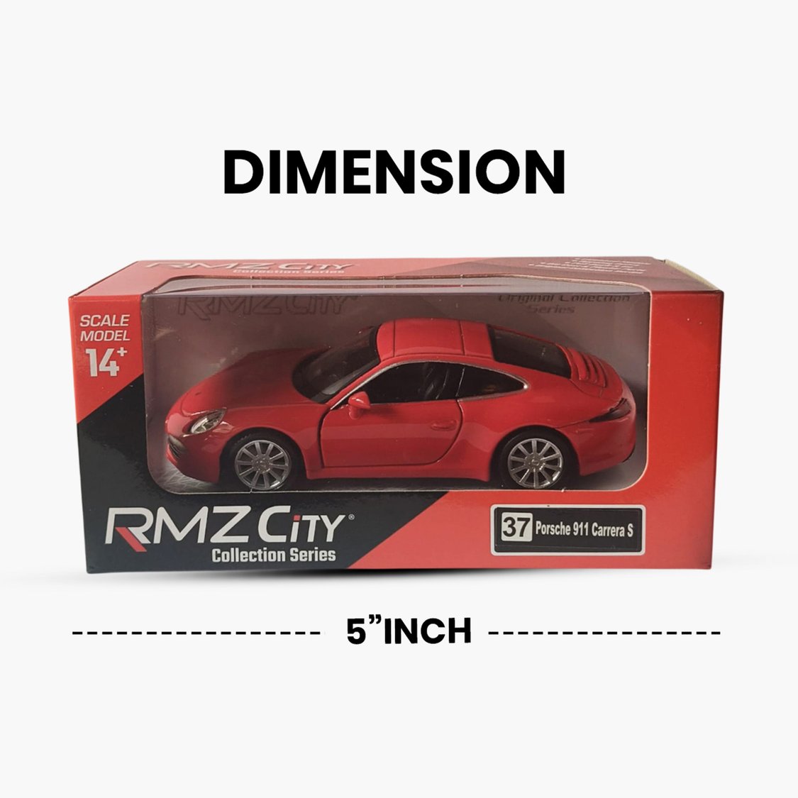 RMZ City Die Cast Car Porsche 911 Carrera S w Hologram Car
