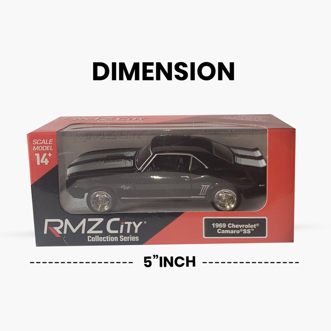 RMZ City Die Cast Chevrolet Camaro 1969 w Hologram Car