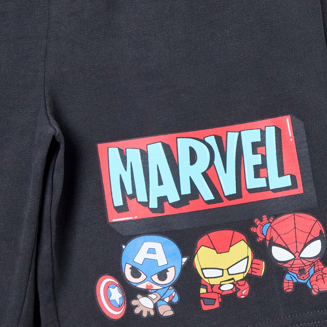 Juniors Avengers Print Shorts